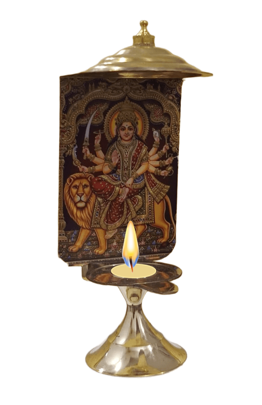 Divya Deep - Durga Maa (Tanjore Series)