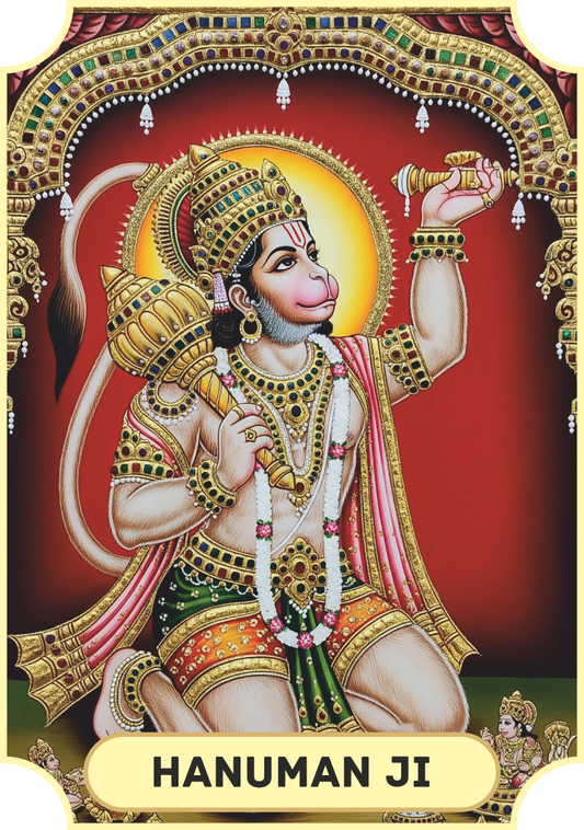 Divya Deep - Hanuman Ji (Tanjore Series)