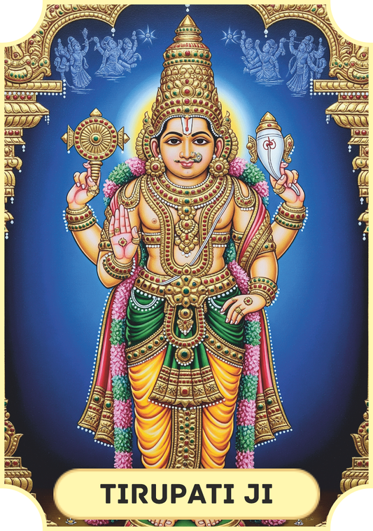 Divya Deep - Lord Venkateshwara (Tanjore Series)
